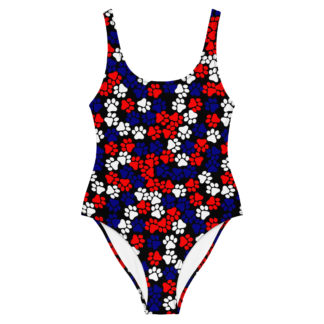 RWB PAW PRINT One-Piece Swimsuit