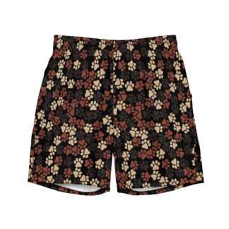 CAMO PAW PRINT Men's swim trunks